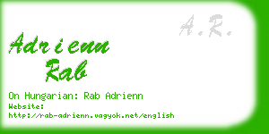 adrienn rab business card
